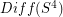 $ Diff(S^4) $